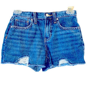Old Navy Shorts, Size 10, Waist12” Adjustable, Length 11”, High Rise, Distressed